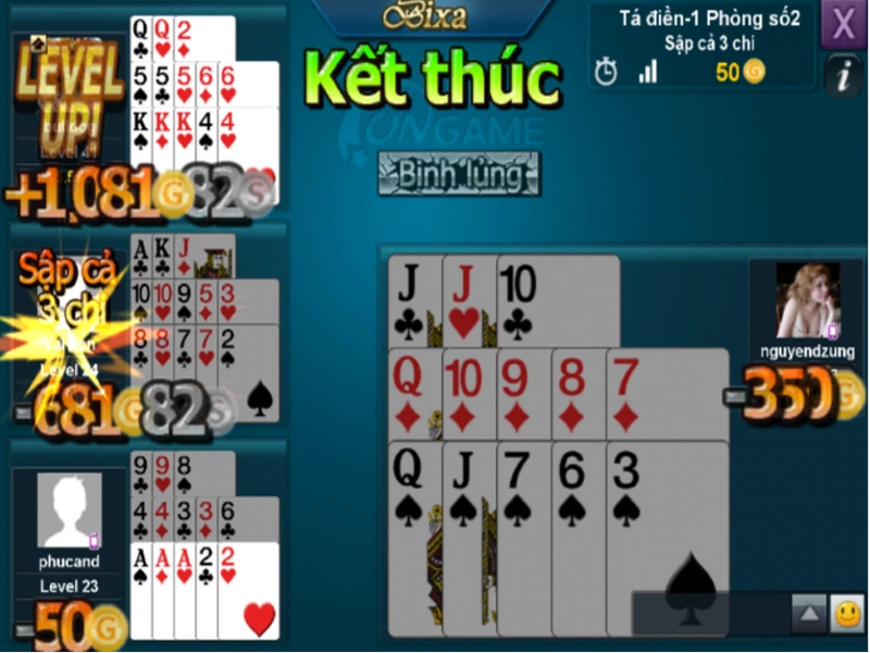 Một số mẹo tránh bài Mậu Binh 