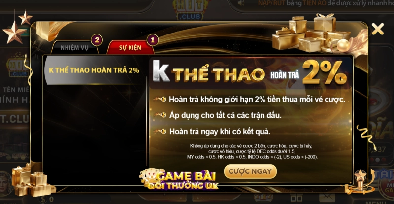 khuyến mãi Hitclub