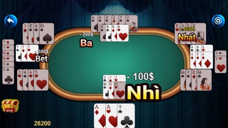 Bài phỏm tiếng Anh là gì